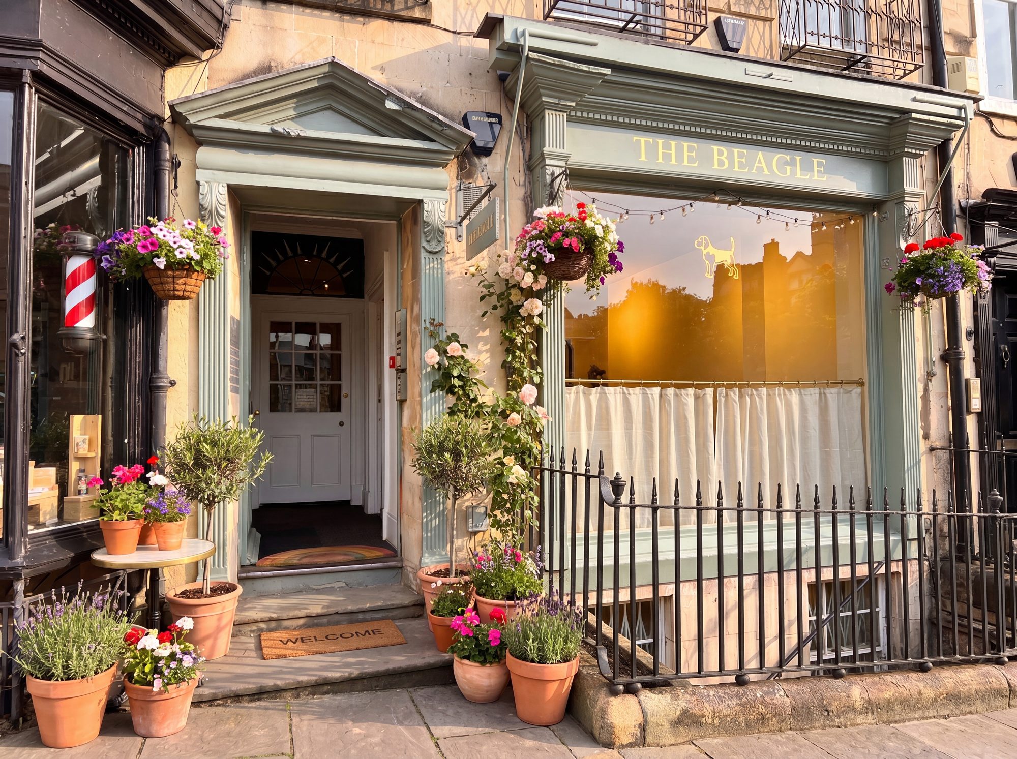 Concept visual of The Beagle On shopfront at 35 Gay Street, Bath